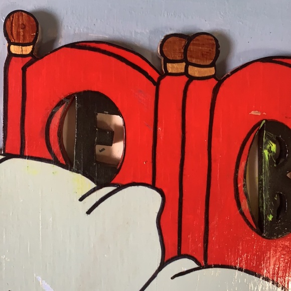 Vintage Collector’s ITEM!  BERT and ERNIE Sesame Street Art on Wood ; 1970’s - Picture 6 of 10